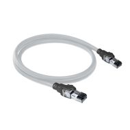 Мрежов пач кабел ACT S/FTP, CAT6a, RJ-45 - RJ-45, 3.0 m, Медни проводници, Сив